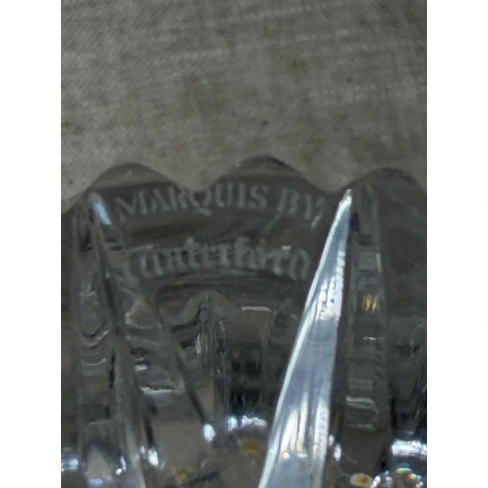 Marquis by Waterford Crystal Vase Good Vintage Clear Cut Glass 8 Inch Germany
